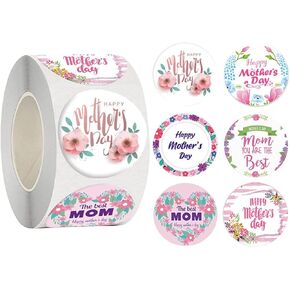 ملصقات عيد الأم السعيد Kipetto 500 ٪ 1.5 "أمهات ديكورات يوم ، ملصقات ملصقات لملصقات هدايا يوم الأمهات. in Kuwait