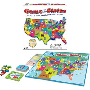 لعبة الدول مع الأعمال الفنية الأصلية في سبعينيات القرن العشرين ، من خلال فوز Moves Games USA ، والتقاط الأطفال وتسليم اللعبة ، لمدة 2 إلى 4 لاعبين ، تتراوح أعمارهم بين 8 وما فوق