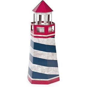Fun Express Light House Centerpiece - 12 Inches Tall - Nautical Themed Party Décor - VBS Vacation Bible School Supplies/Decor