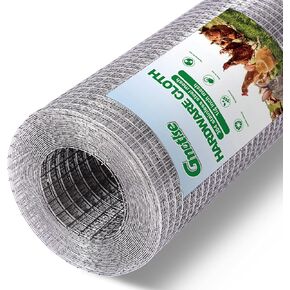 304 Stainless Steel mesh Hardware Cloth 1/4 inch Chicken Wire Fencing Wire Mesh Roll Welded Wire Fencing Garden Fence Squirrel Tunnel Network（40in×49ft）