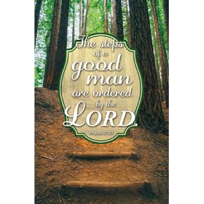 Church Bulletin 11" - Inspirational Worship - Ordered by The Lord (Pack of 100)