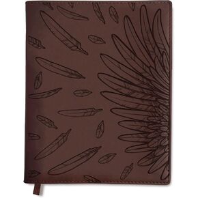 Rose Leather Journal | Refillable Laser Engraved Journal for Women | Vegan Leather Flower Journal with Roses