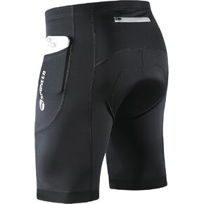 sponeed Men's Cycling Shorts Padded Bicycle Riding Pants Bike Biking Clothes Cycle Wear Tights