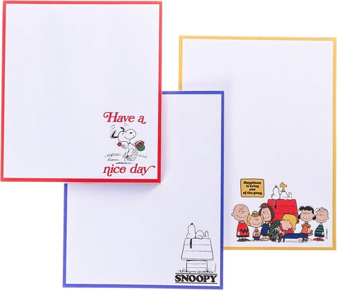 Graphique Yo Snoopy Post-Bound-Bound Pad ، الفول السوداني المفكرة ، صفائح مثقبة ، ملزمة غلاف ، 150 صفحة ، 5 "× 6" in Kuwait