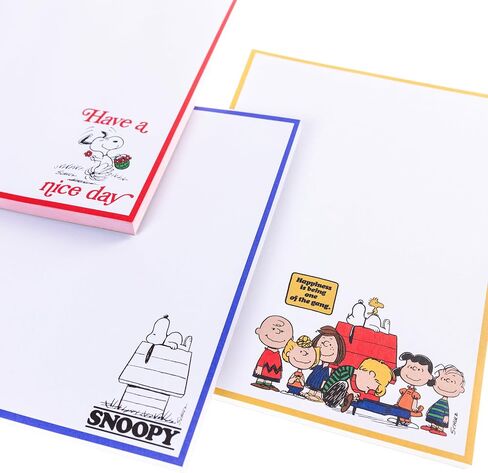 Graphique Yo Snoopy Post-Bound-Bound Pad ، الفول السوداني المفكرة ، صفائح مثقبة ، ملزمة غلاف ، 150 صفحة ، 5 "× 6" in Kuwait