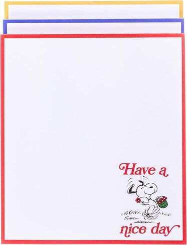 Graphique Yo Snoopy Post-Bound-Bound Pad ، الفول السوداني المفكرة ، صفائح مثقبة ، ملزمة غلاف ، 150 صفحة ، 5 "× 6" in Kuwait