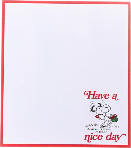 Graphique Yo Snoopy Post-Bound-Bound Pad ، الفول السوداني المفكرة ، صفائح مثقبة ، ملزمة غلاف ، 150 صفحة ، 5 "× 6" in Kuwait
