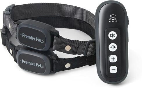 Dog Static Collar - 1000ft Dog Training Collar 2-Dog Bundle with Remote Dogs - Rechargeable Waterproof with 3 Training Modes - Tone Vibration & 16 Levels of Safe Static in Kuwait
