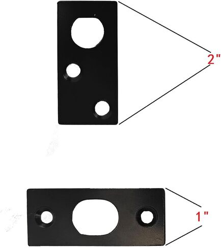 Solid Brass Extension Flush Bolt with Rod 12"-Satin Black-Pack of 1 in Saudi Arabia