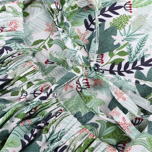 KISSOURBABY Vintage Floral Girls Dress Summer Casual Cotton Baby Dress in Kuwait