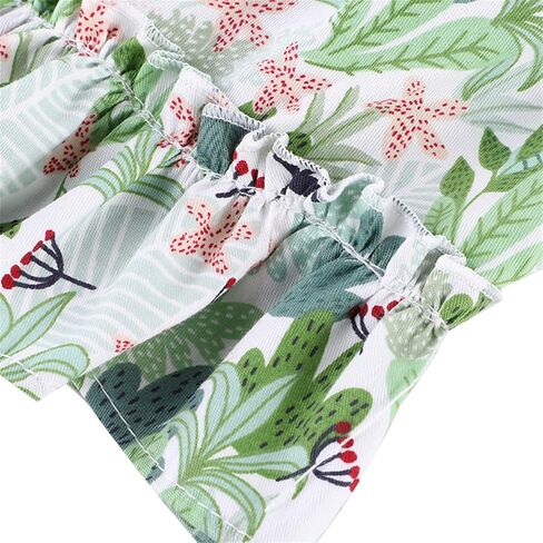 KISSOURBABY Vintage Floral Girls Dress Summer Casual Cotton Baby Dress in Kuwait