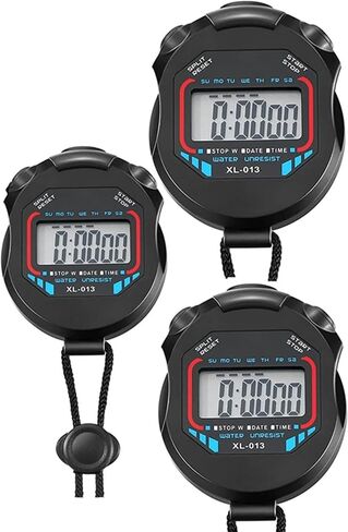 Stopwatch Digital Handheld Multi-Function Professional Electronic Chronograph Sports Stopwatch Timer Stop Watch Pack of 2pcs in Saudi Arabia