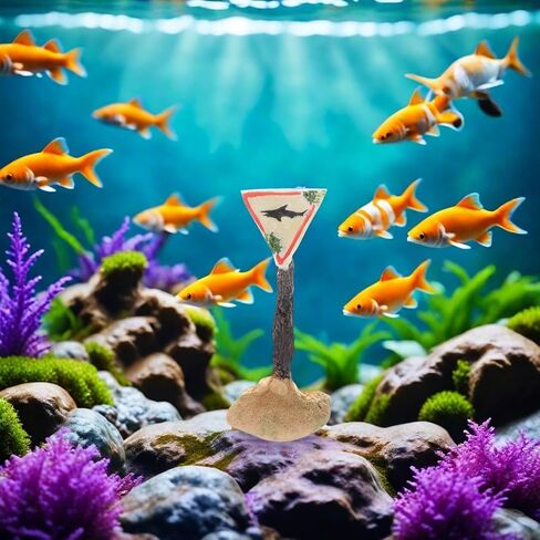 Fish Tank Decorations, Aquarium Decorations, Fish Tank Decorations, Technology Decorations, Shark Logo Decorations, Shark Patterns (1, Skull) in Saudi Arabia