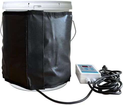 Drum Heater,Industrial Grade/Weather Resistant Drum Heating Blanket,30 Gallon Drum Heater Fixed Thermostat 150℉,Insulated Band Heater Pail Heater Barrel Heater in Saudi Arabia