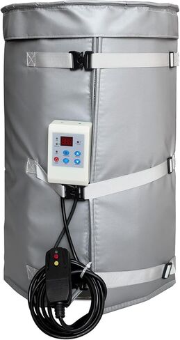 Drum Heater,Industrial Grade/Weather Resistant Drum Heating Blanket,30 Gallon Drum Heater Fixed Thermostat 150℉,Insulated Band Heater Pail Heater Barrel Heater in Saudi Arabia