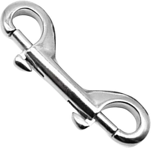 MARINE CITY Heavy Duty Marine Grade 316 Stainless Steel Double End Snap Hook Clip Diving Hook for Ropes – Chains – Straps in Saudi Arabia