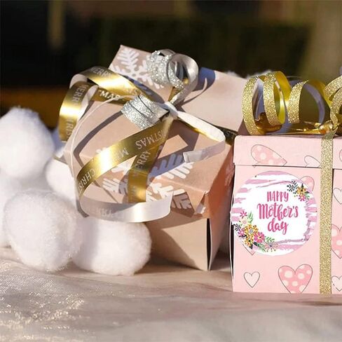 KIPETTO Happy Mother's Day Stickers 500Pcs 1.5" Mothers Day Decorations Label Stickers for Mothers Day Gift Bag Decoration Stickers Self Adhesive Flower Stickers Party Favors, 4 Pattern Designs in Kuwait