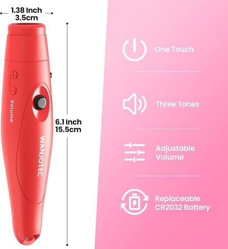 Electronic Whistle for Teacher Coache - Pink Loudest 3 Tone High Volume Handheld Electric Whistles for Referee, Outdoor Sports Safety Whistles with Lanyard, Birthday Gifts for Women in Saudi Arabia