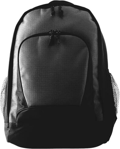 Augusta Sportswear Ripstop Backpack, One Size, Black/Black in Kuwait