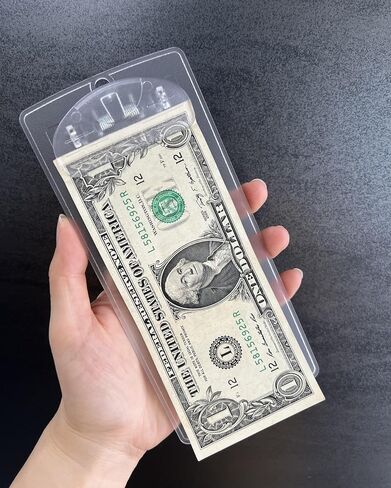 الحافظة البلاستيكية ، للمذكرة ، القائمة ، إيصال بطاقة الائتمان ، واضحة ، 6 عبوات (3.5-X-8 in) in Saudi Arabia