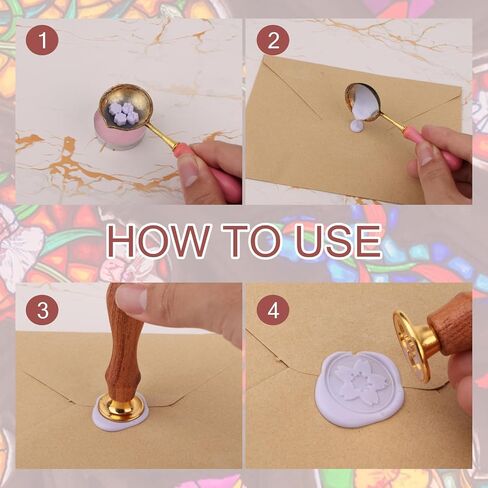 Wax Seal Stamp Kit, 12 Vintage Zinc Alloy Wax Stamp Heads and 1 Wooden Handle for Invitation Cards Envelopes Gift Decoration DIY Craft Supplies (Style 1) in Saudi Arabia