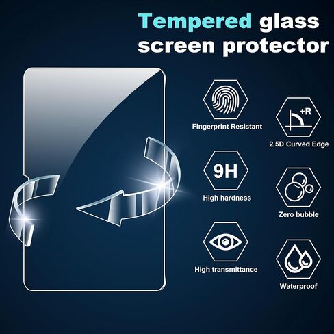 [2 Pack] Screen Protector Designed for Nubia Red Magic Nova 10.9 inch,Tempered Glass Film,HD Clear,Anti-Scratch,Bubble Free in Saudi Arabia