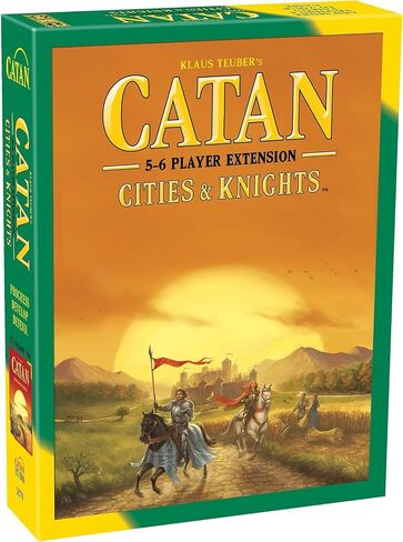 CATAN Cities & Knights 5-6 Player Board Game Extension (6th Edition) Add More Players, Strategy Game for Kids & Adults, Ages 12+, 3-6 Players, 90-120 Minute Playtime, Made by Catan Studio in Saudi Arabia