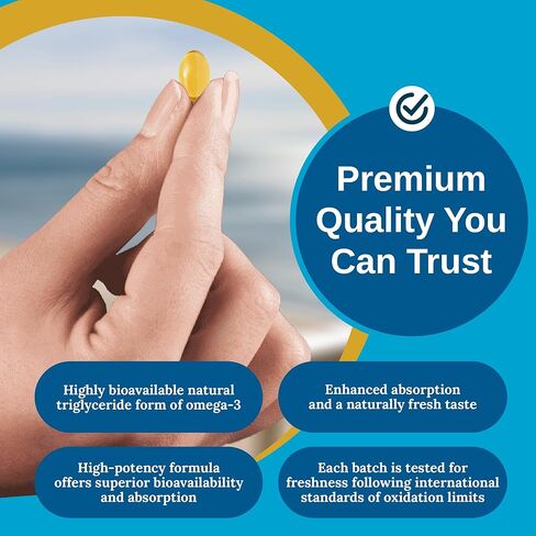 Xtendlife, Omega 3 DHA Plus, Full Spectrum Fish Oil with 700mg of DHA + Lycopene and Astaxanthin to Support Brain, Heart, Eye and Skin, 60 Soft Gels in Kuwait