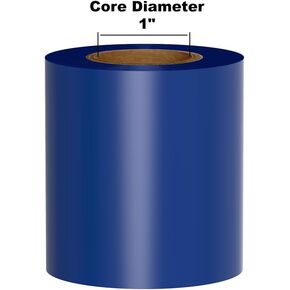 (On Sale) Kingston Premium Ink Ribbon on 1" Core, Blue, 2.3" x 984' for DuraLabel Pro, LabelTac Pro, VnM SignMaker, SafetyPro, Viscom and Others