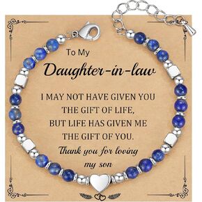 هدايا Day Bracelets لأمي ، هدايا يوم الأم لجدة ابنة جدة Mom Mom Nature Stone Bead Bead for Women Christmas Stockings for Teens Tervement Gift for 2025