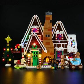 مجموعة ضوء الضوء (Creator Gingerbread House) نموذج لبنات البناء - مجموعة مصباح LED متوافق مع 10267 (غير متضمن النموذج)