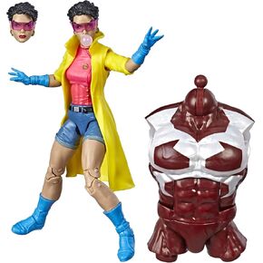 Marvel Hasbro Legends Series 6 "Action Action Figure Jubilee Toy (Collection X-Men)-مع جزء من كاليبان بيرن-أرقام