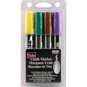 Uchida 480-4d Marvy Broad Point Tip Bright Bistro Chalk Marker ، متنوع