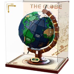 حالة عرض الأكريليك لـ LEGO 21332 The Globe ؛ حالة العرض فقط ، نموذج LEGO غير مدرج