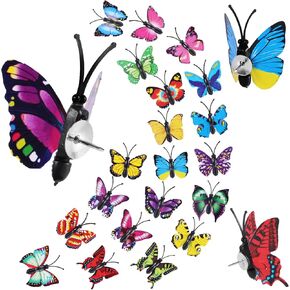 40pcs Butterfly Thumb Tacks, Cute Thumb Tacks Colorful Push Pins Butterfly PushPins Decorative Thumb Tacks Cork Board Accessories for Home Photos Wall Cork Bulletin Board Decorations