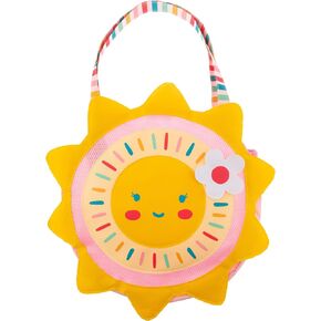 Stephen Joseph ، Beach Tote with Sand Toys - Toddler and Baby Beach Toys ، مجموعة شاطئ صديقة للسفر ، مجموعة لعب شاطئية من 6 قطع ، حقيبة شاطئية مع ألعاب رملية للأطفال الصغار والأطفال ، وأشعة الشمس