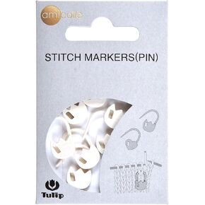 Tulip Needle Company Tulip Stitch Markers (7 Pack) ، White