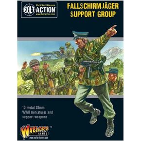 Warlord Games Fallschirmjager Support Group - 28mm Scale Metal Miniatures for Bolt Action Highly Detailed World War 2 Miniatures for Table-top Wargaming