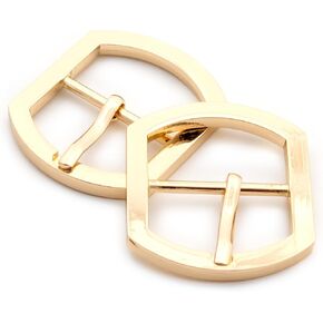 Loosco Oval Belt Buckle 10 PCS Center Bar Single Prong Belt Pres