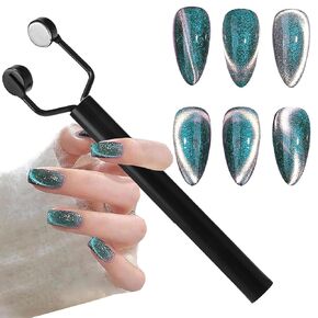 1pc 4 in 1 Cat Eye Magnet للأظافر ، عصا مغناطيسية للأظافر ، Cate Gey Gel Polish Magnet ، أدوات تصميم مانيكير ملحقات صالون DIY