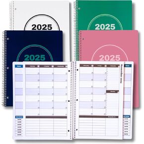 Order Out Of Chaos Academic Planner 2025-2026 Daily Weekly and Monthly Calendar, School Agenda Book, July 2025-June 2026 planner 8.5 x 11 Homework Organizer (Bubble Gum)
