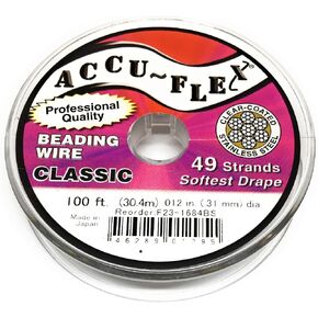 سلك الديكور Accuflex .012 بوصة 49 حبلا 100 قدم