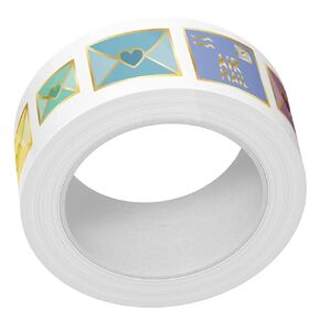 Lawn Fawn LF3290 Happy Mail Foiled Washi Tape Supplies