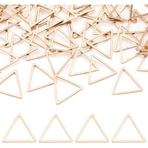 Elecrelive Sterling Silver Silver Hear Charms 14k سحر موصل مملوء بالذهب يربط حلقات إطار إطار مفتوح للمجوهرات الدائمة قرط قلادة مجوهرات DIY
