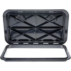 Amarine Made Boat Hatch 24" X 14", 180 Degree Lid Hinge Boat Deck Hatch, Marine Hatch with Non Slip Surface, Durable Construction Boat Access Hatch & Lid, Weatherproof and Easy to Install in Kuwait