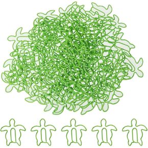 XGNG 120PCS Turtle Shaped Paper Clips Strong Clamping Cute Paper Clips Fancy Paperclips Electroplated Cute Paper Clips for Family Office School