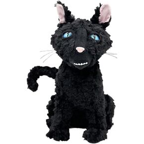 Black Cat Plush Toy, 11.8" Black Cat Stuffed Animal Plush Pillow, Ugly Cat Plush Doll, Preparing Christmas and Birthday Gifts for Fans, Boys and Girls