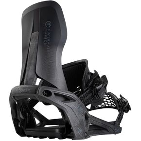 Nidecker Supermatic Carbon Snowboard First Universal, Dual-Entry, Automatic Binding - Comfortable and Reliable as a Regular Two-Strap Binding - Genuine Game Changer with its Drop in tech