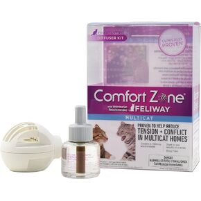 Comfort Zone Multicat Diffuser Kit for Cat Calming