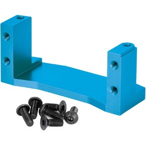TT02 54977 حامل قاعدة الألومنيوم المؤازرة لـ Tamiya TT-02 1/10 إكسسوارات قطع الغيار سيارة RC (الأزرق)